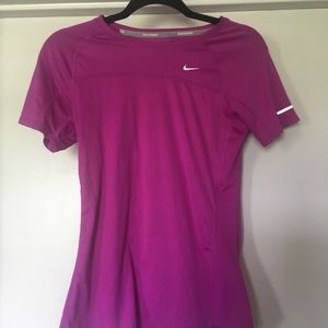 Pink nike running shirt